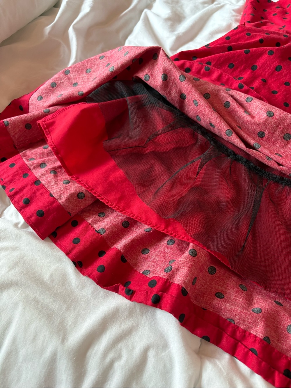 City Chic Red Polka Dot 50’s style Swing Dress - Picture 5 of 9